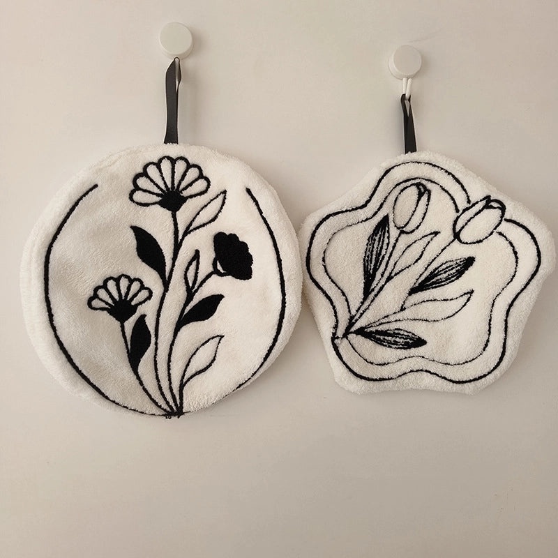 Minimalist Classic Letter Printed Polyester Towels | Home & Living Textiles