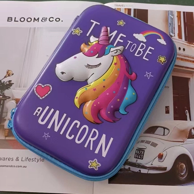 Cute EVA PU Cartoon Pencil Case for School Supplies | School Stationery