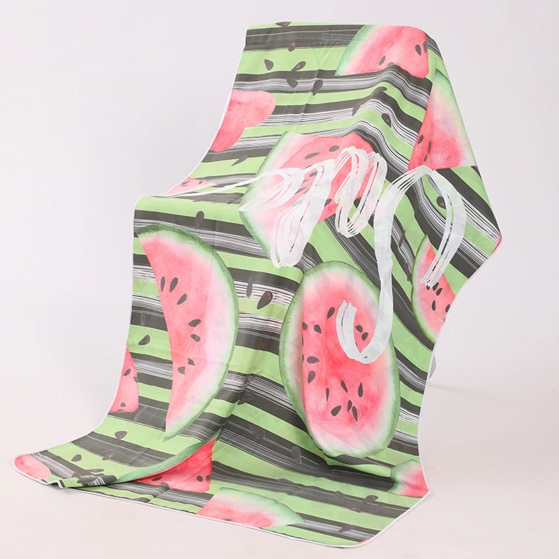 Underwater Animal Print Double-Sided Velvet Polyester Bath Towel | Bath & Beach Towels