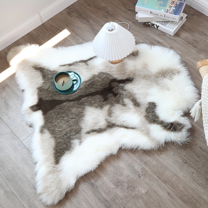 Plush Sofa Cushion with Imitation Reindeer Leather for Autumn and Winter|Home Decor & Cushion Covers