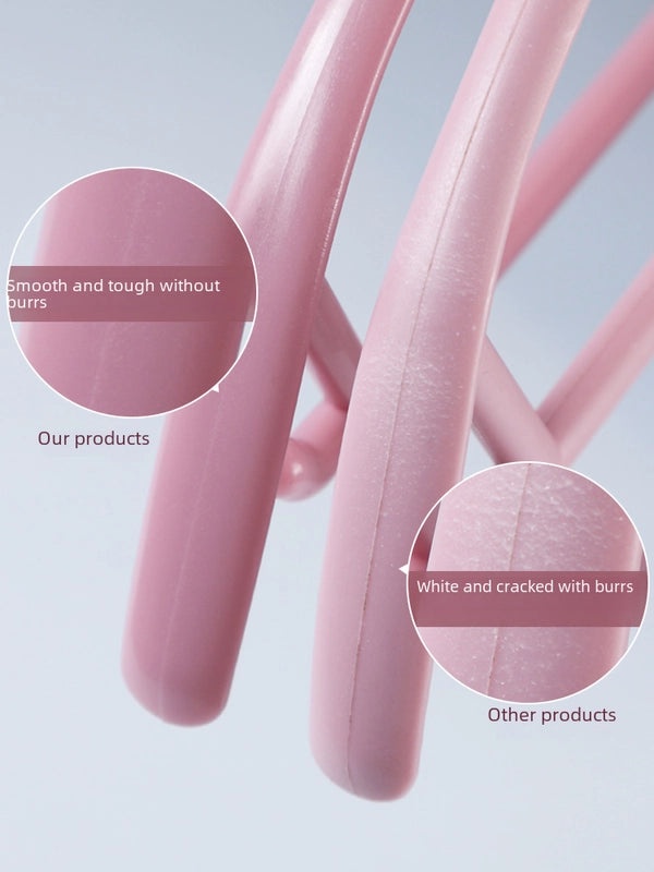 Seamless Wide Shoulder Non-slip Plastic Clothes Hanger for Adults | Home & Living Storage Solutions