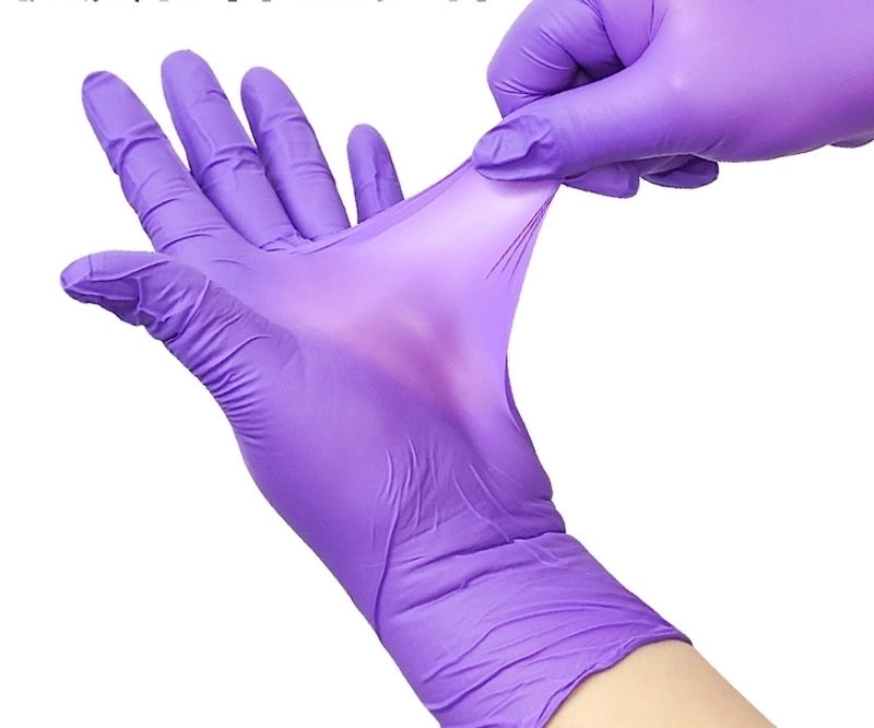 Elegant Solid Color Butyronitrile Gloves for Household Cleaning | Household & Cleaning Supplies