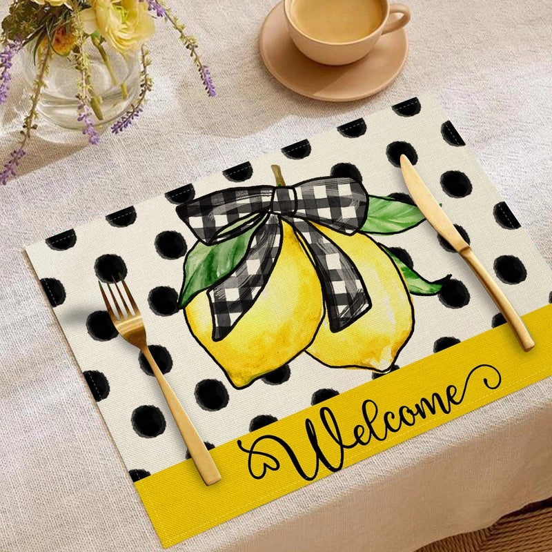 Elegant Nordic Linen Fruit Pattern Cushion Cover for Sofa and Couch | Home Decor Pillows & Cushions