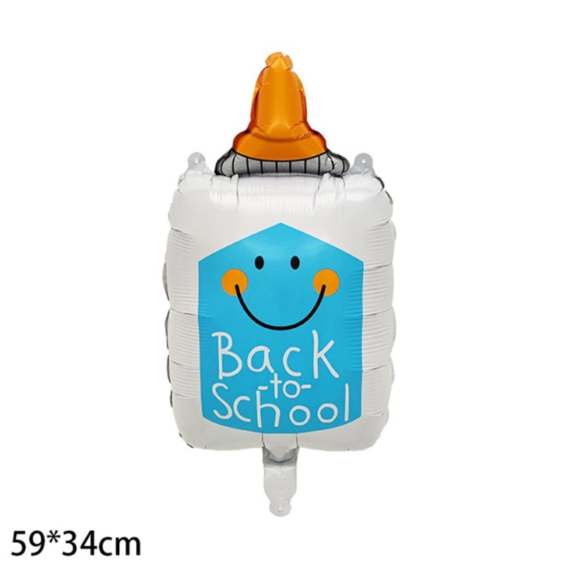 Back To School Cute Classic Letter Pencil Aluminum Foil Balloons for Party Festival Decor|Party Supplies Balloons