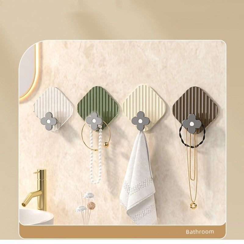 Minimalist Four Leaf Clover Hooks ABS PET Material | Home Organization Accessories