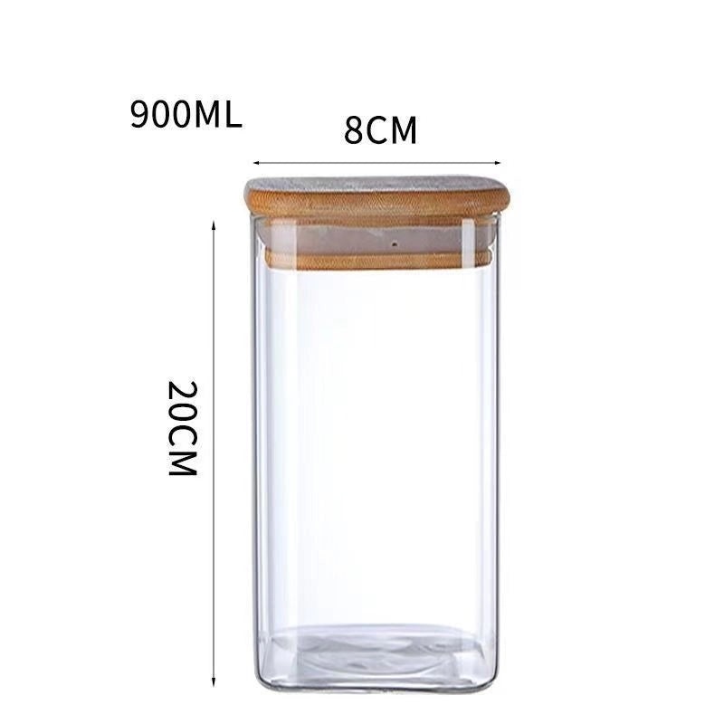 Simple Modern Glass Storage Box for Home Organization|Home Storage & Organization