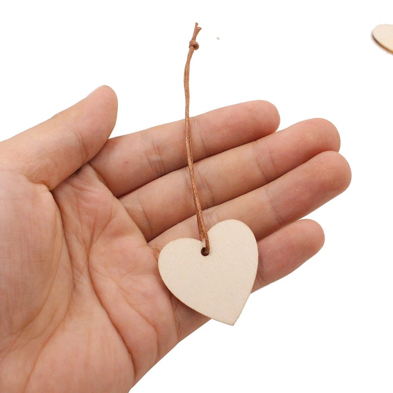 Handmade Wooden Love Pendant DIY Craft Small Gift Christmas Home Decoration | Home Decor & Gifts