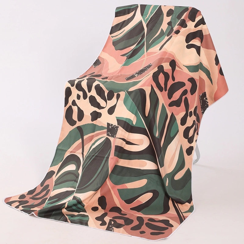 Underwater Animal Print Double-Sided Velvet Polyester Bath Towel | Bath & Beach Towels