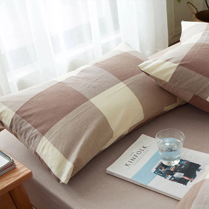 Cotton Lattice Pattern Pillow Covers for Couch and Sofa Decor | Home Decor & Pillow Covers