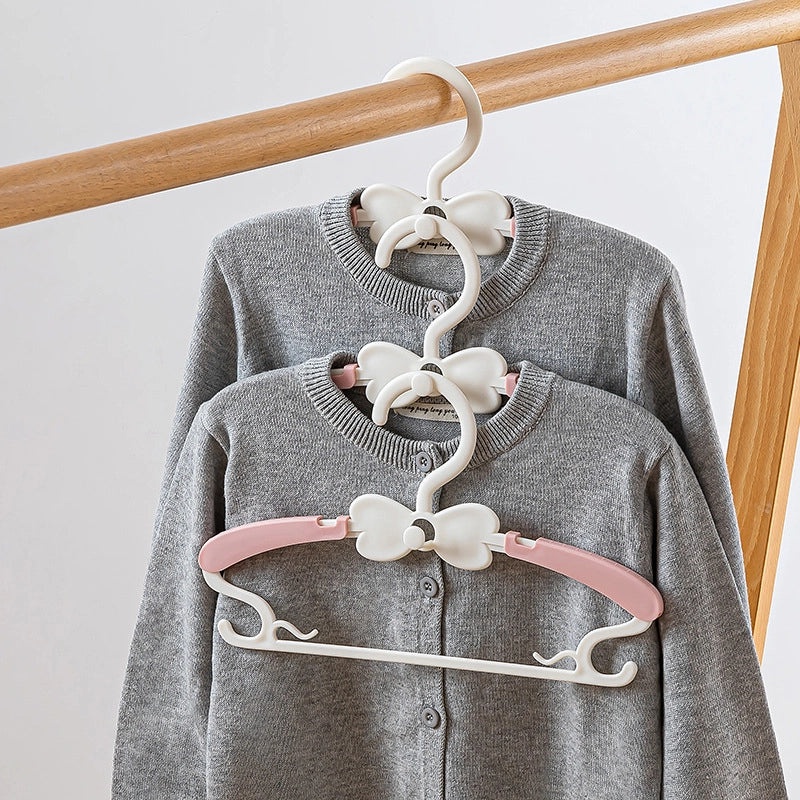10-piece Kids Retractable Clothes Hangers, Multi-functional Baby Household Hangers | Home & Kitchen Storage