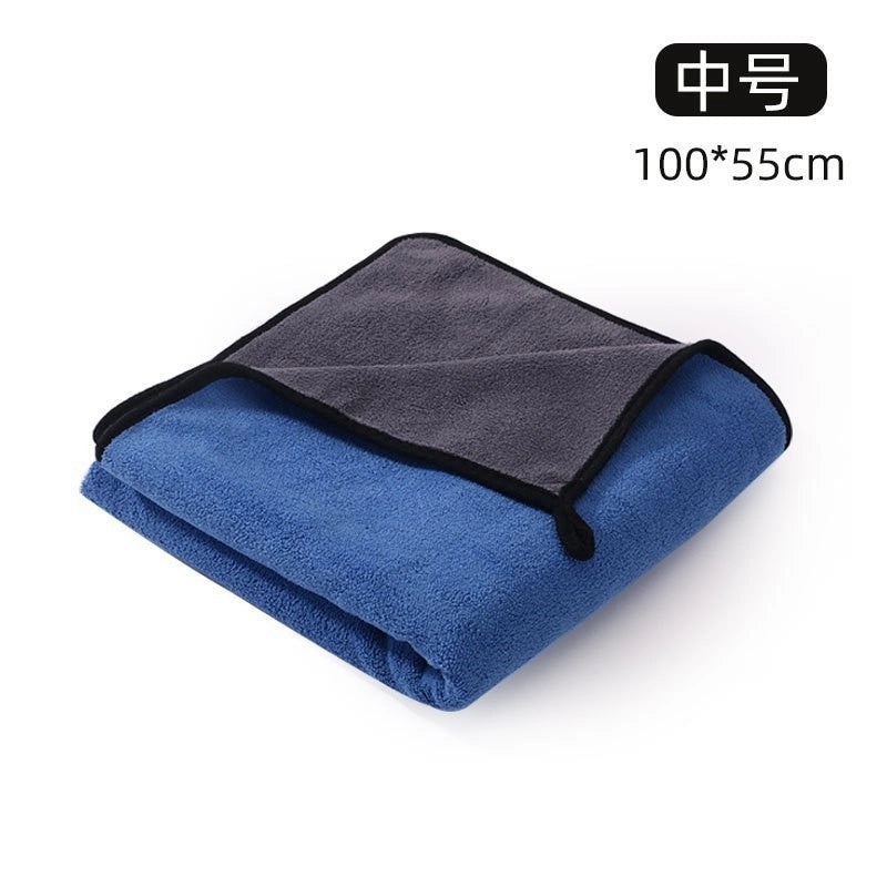 Extra Large Super Absorbent Pet Bathrobe Quick Dry Thickened Towel for Medium Large Dogs and Cats | Pet Bath Accessories