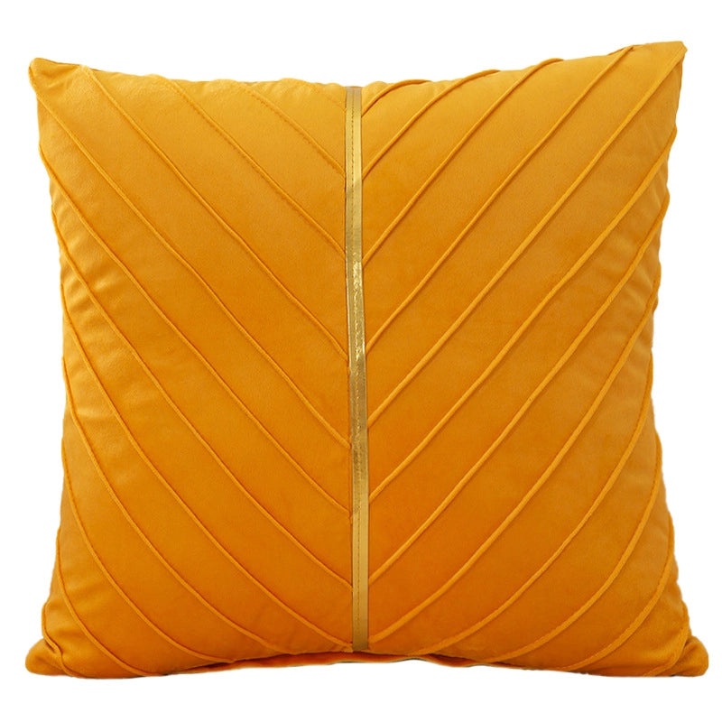 Flannel Pillowcase for Home Sofa Solid Color Stitching Cushion Cover|Home Decor Pillows