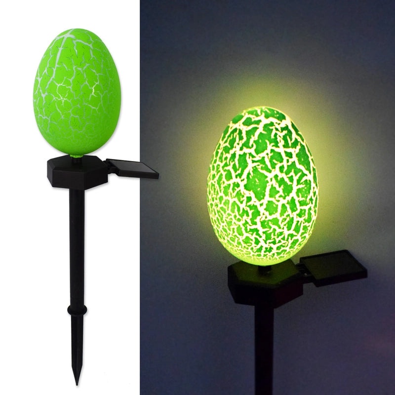 Solar Powered Easter Egg Outdoor Garden Light Waterproof Yard Decoration Night Ground Plug|Garden Lighting