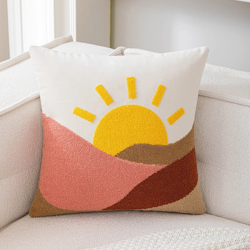 Panda Flower Watermelon Printed Polyester Pillow Covers for Couch Sofa Decor | Home Decor & Pillows