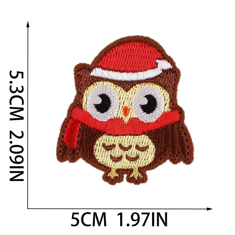 Christmas Cartoon Santa Claus Snowflake Embroidered Patch for Clothing Accessories|Clothing Accessories