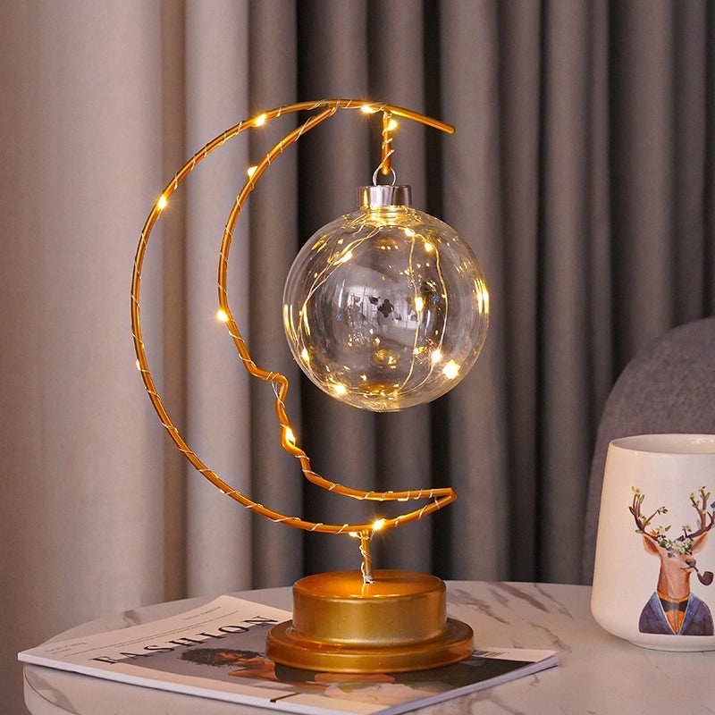 Minimalist Star and Moon LED Night Lights for Indoor Graduation Party | Home Decor & Lighting