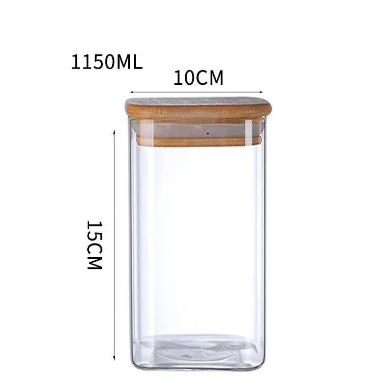 Simple Modern Glass Storage Box for Home Organization|Home Storage & Organization