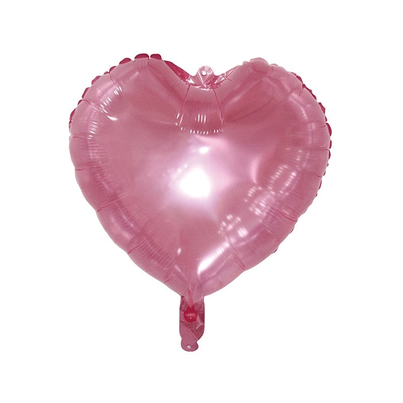 18 Inch Heart-Shaped Aluminum Foil Balloon for Wedding Valentine’s Day New Year Decoration | Party Supplies & Balloons