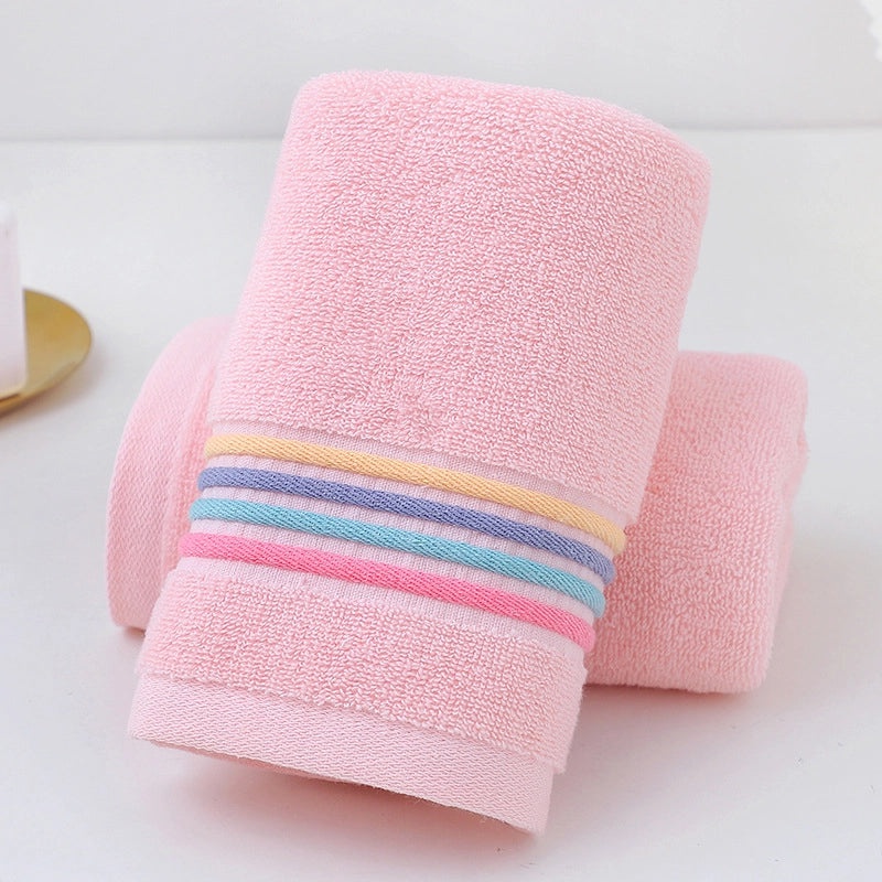 Thickened Cotton and Coral Fleece Face Towel Absorbent Soft Embroidered Logo Personalized Gift|Home & Living Towels
