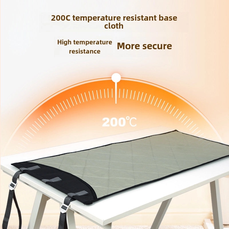 Foldable Thickened Ironing Pad Hanging Behind Door Portable Insulation Cloth Home Ironing Board | Home & Living