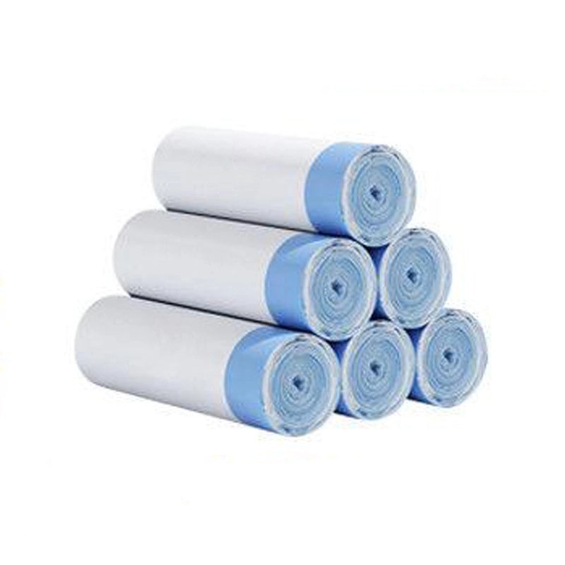 Thickened White Drawstring Garbage Bags for Kitchen Dormitory Large Household Trash Bags|Home & Kitchen