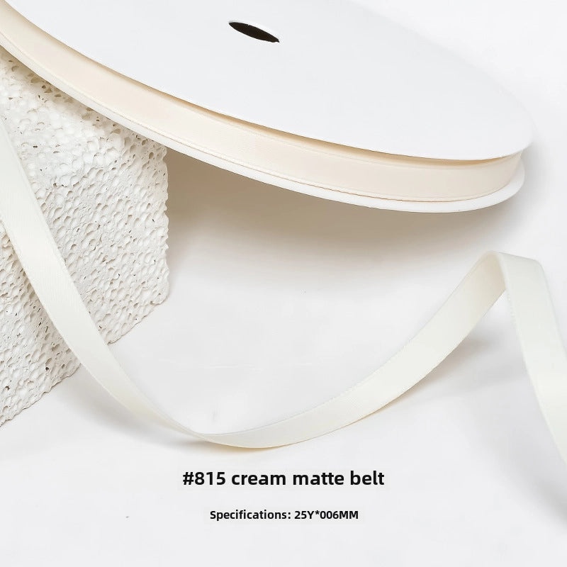 Yao Ming Han Style Milk Silk Ribbon Bow Hair Accessory Korean Full-matte Floral Packaging Belt|Hair Accessories
