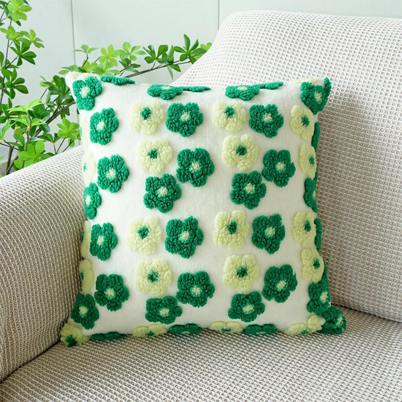 IG Style Floral Plush Pillow Cover Soft Cushion Case Bedding Accessories|Home Decor & Bedding