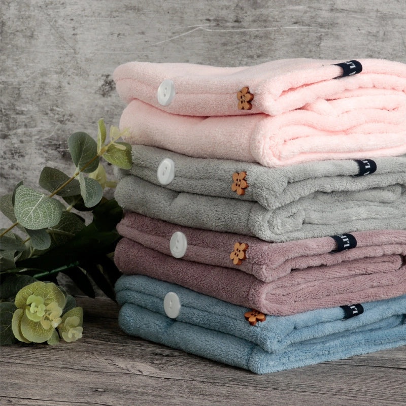 Javalife Women’s Double-Layered Absorbent Hair Drying Cap Soft Towel for Autumn Winter Kids Shower Cap | Beauty & Personal Care Hair Accessories