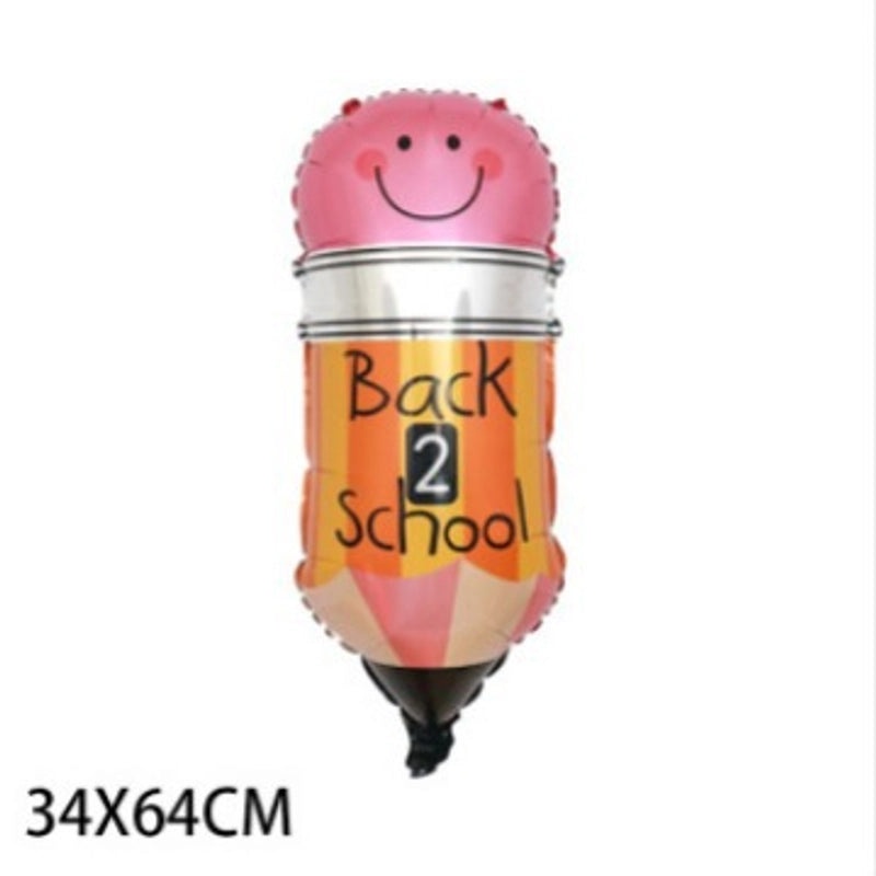 Back To School Cute Classic Letter Pencil Aluminum Foil Balloons for Party Festival Decor|Party Supplies Balloons