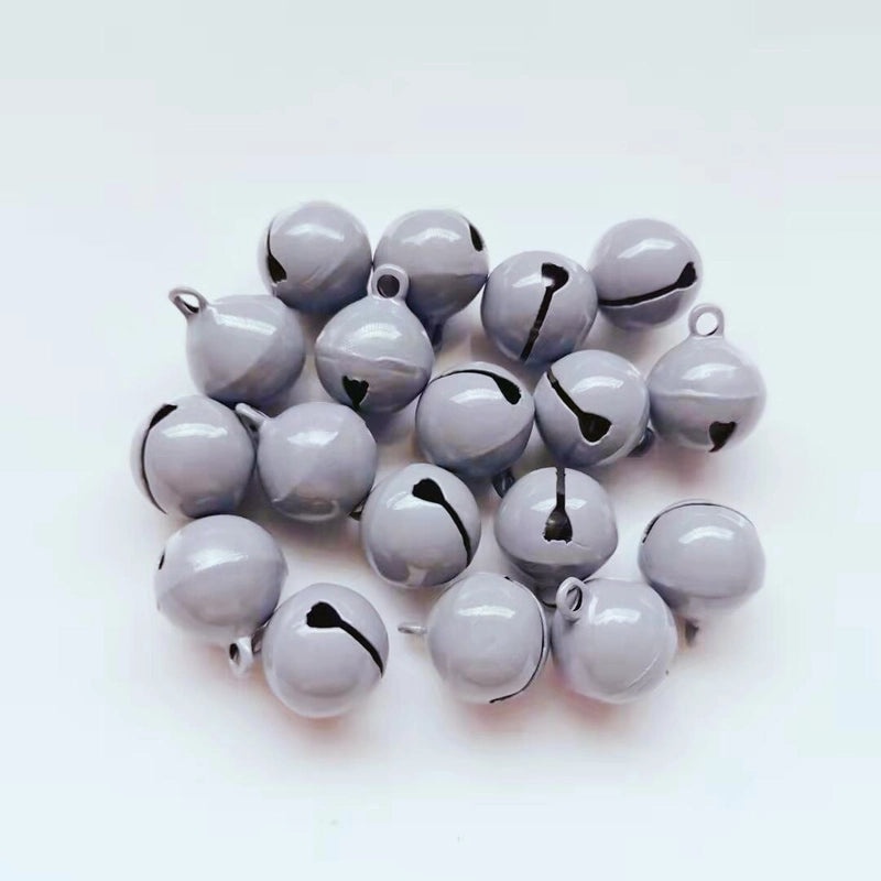 200 Pcs 14mm Iron Painted Small Bells for Keychains, Doll Accessories, Pet Collars, Christmas Pendants|Jewelry & Accessories