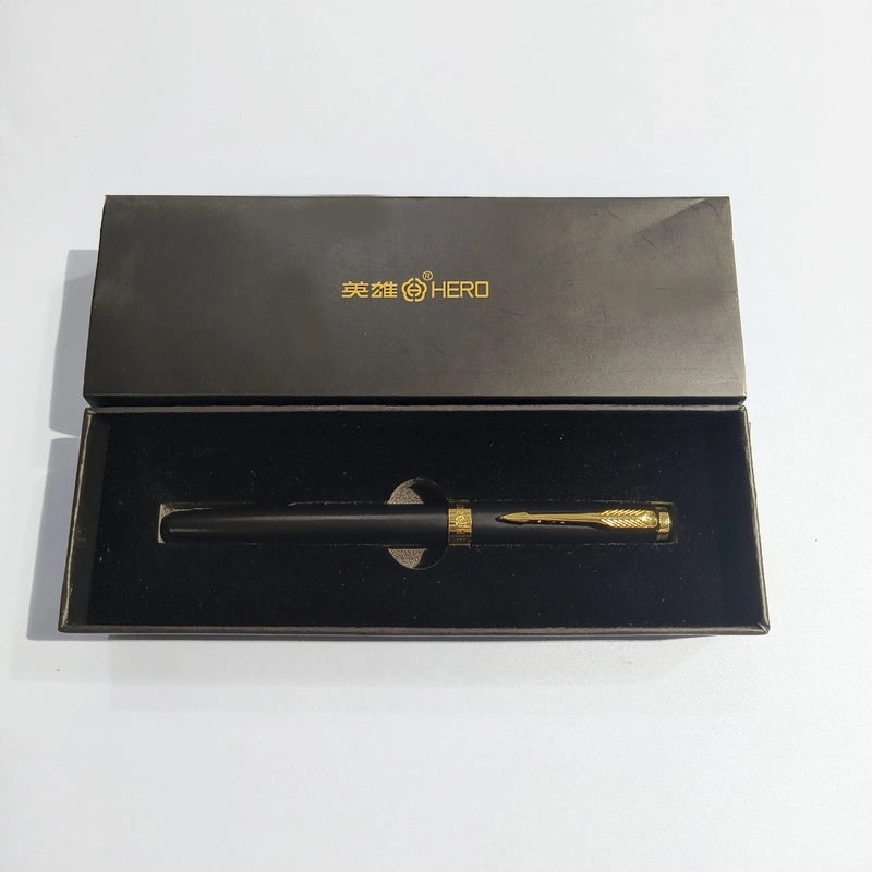 Classic Solid Color Metal Fountain Pen for Learning Writing | Fountain Pens & Writing Instruments