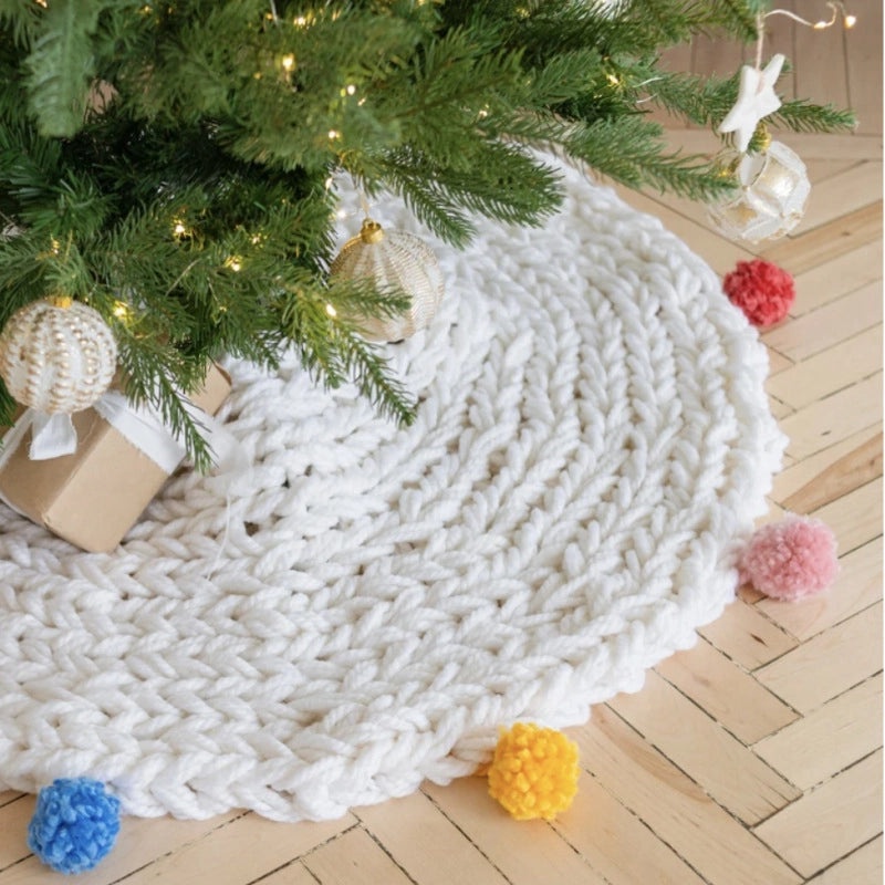 Handmade Crocheted Christmas Tree Mat 2024 | Home Decor & Holiday Accessories