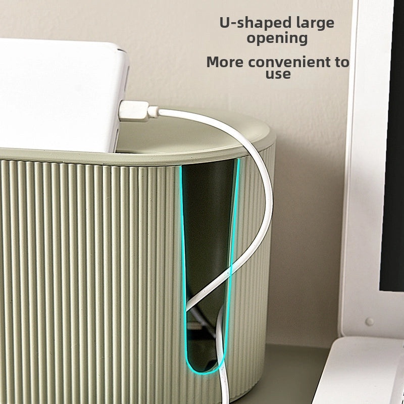 Multi-Functional Wire Patch Panel Storage Box with Card Slots for Network and Data Cable Management|Network Accessories