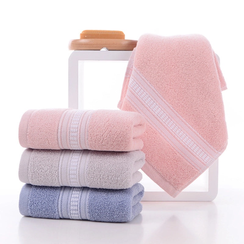 Gaoyang Cotton Absorbent Face Towel Embroidered Polyester Cotton Soft Washcloth Independent Packaging|Home & Living - Bath Towels