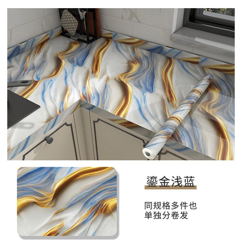 Waterproof Oil-Proof Kitchen Wall Stickers High Temperature Resistant Self-Adhesive Decorative Wallpaper|Home Decor Wall Stickers