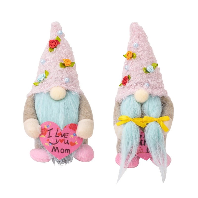 Mother's Day Heart-Shaped PP Cotton Plush Rudolph Doll for Indoor Family Gathering|Home Decor Gifts