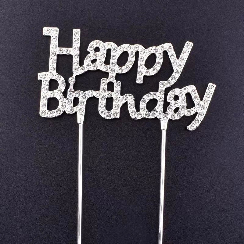 Modern Birthday Cake Decor Letter Number Iron Supplies | Cake Decorations