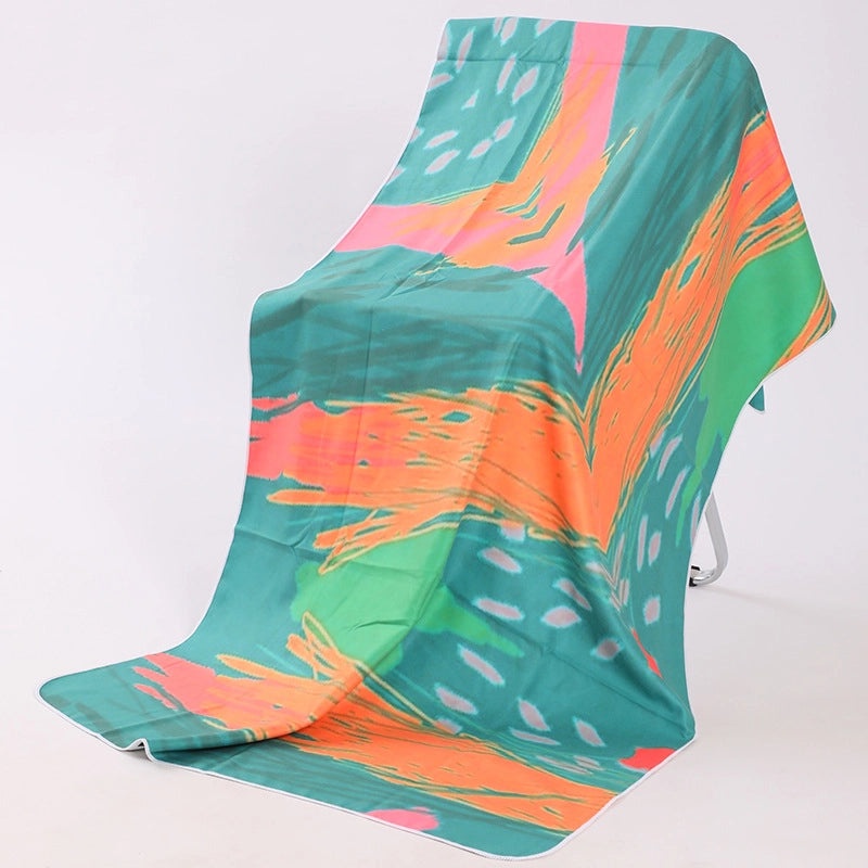 Underwater Animal Print Double-Sided Velvet Polyester Bath Towel | Bath & Beach Towels