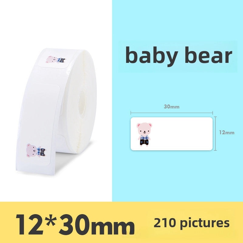 Jingchen D11 Transparent Thermal Printing Label Paper for Jewelry Cosmetic Cable | Adhesive Protective Pet Paper|Label Supplies