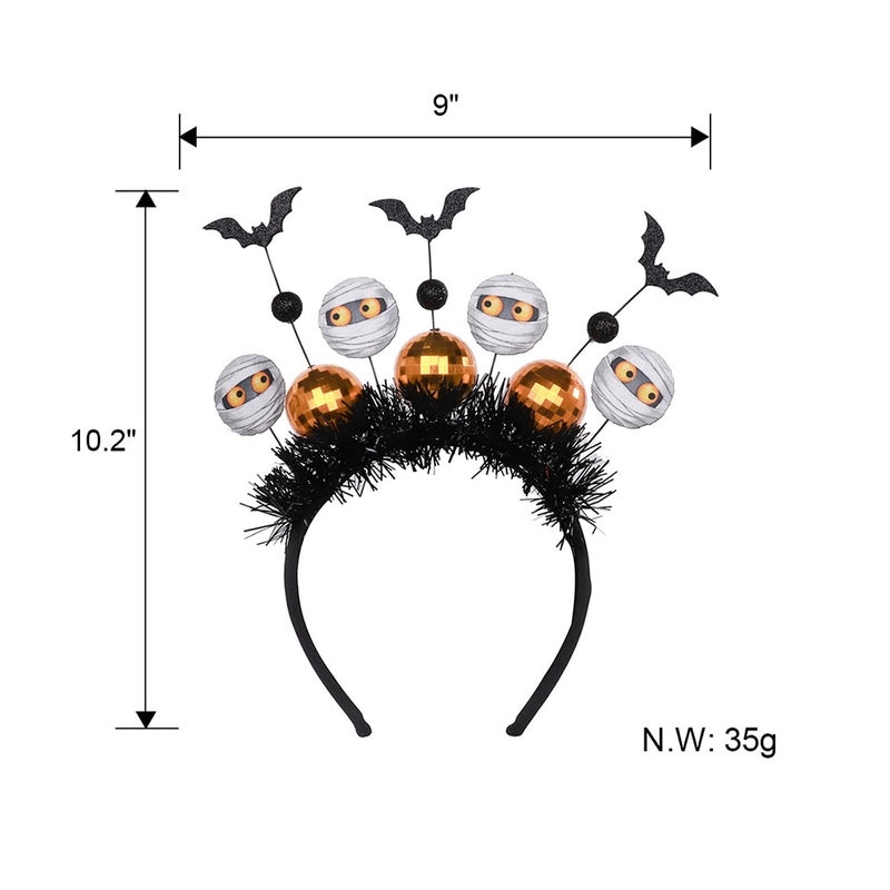 Halloween Ghost Glitter Headband for Party|Party Accessories