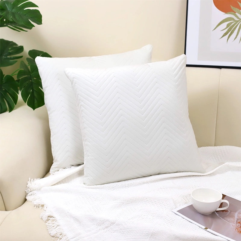 Nordic Velvet Embossed 3D Pillow Cover for Bedside Home Decor|Home Textiles>Pillow Covers & Cases