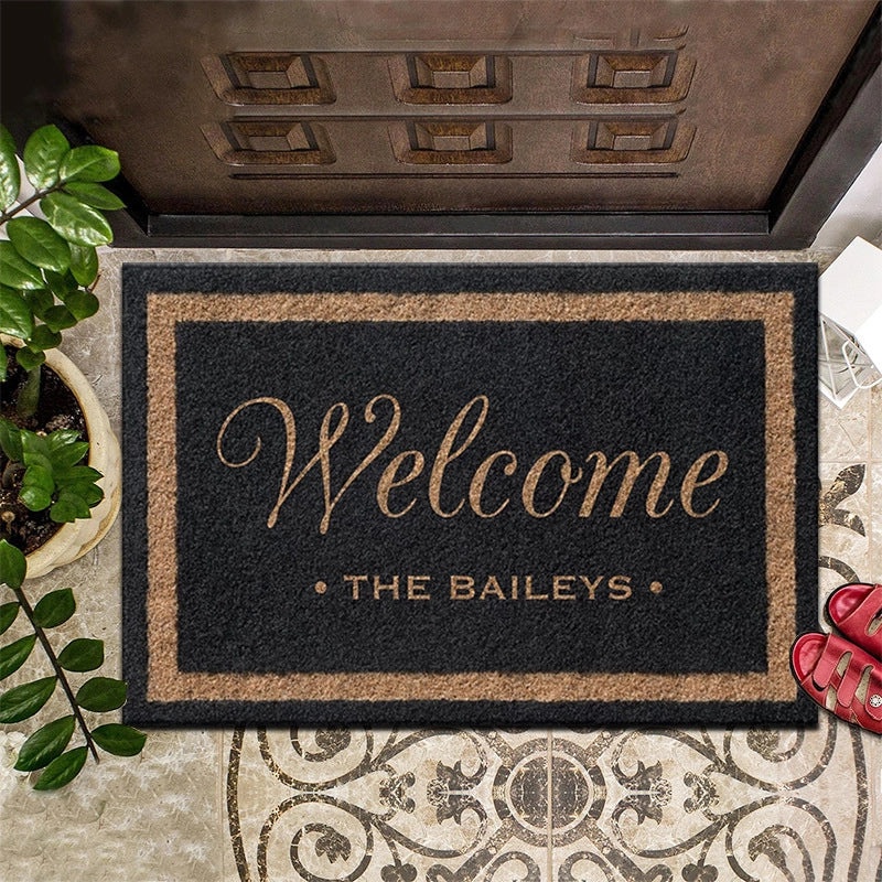 Retro Floral Animal Print Polyester Bath Rug for Bathroom | Home Decor & Bath Accessories