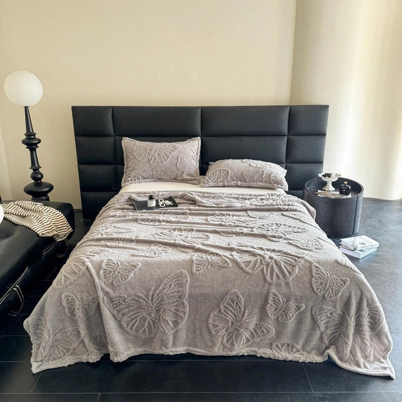 Cozy Soft Solid Color Polyester Throw Blanket|Home & Living Textiles