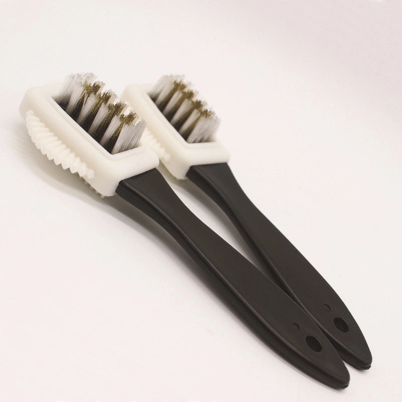 Wooden Handle Shoe Brush with Beech Wood and Horsehair for Leather and Suede Polishing | Shoe Care & Cleaning Tools