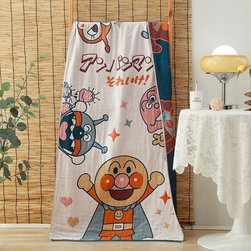 Adorable Animal Print Floral Cotton Bath Towels | Home & Bath Towels