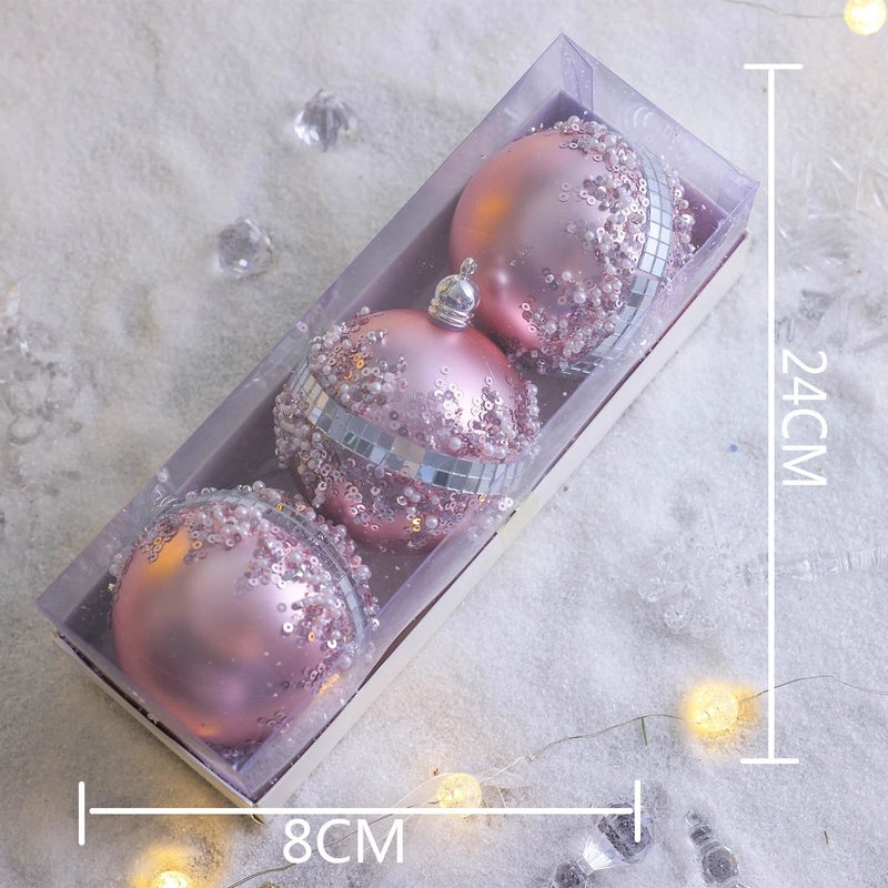 Christmas Sweet Ball Horse Plastic Ornaments Set | Christmas Decorations