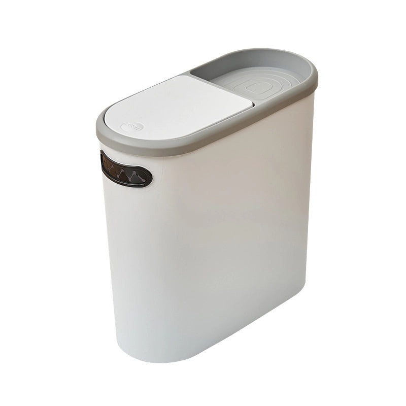 Elegant Minimalist Solid Color PP Waste Bin | Home & Office Storage Solutions