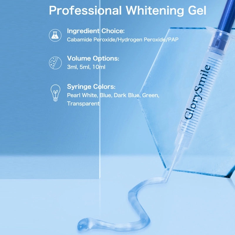Teeth Whitening Device Kit with Special Gel for Home Use | Oral Care & Whitening Tools
