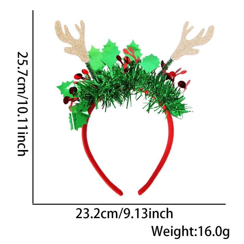 Christmas Cute IG Style Snowman & Elk Felt Hair Band Party Accessories|Holiday Hair Accessories