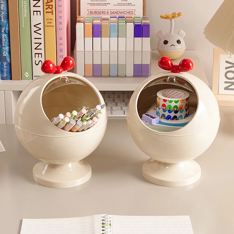 Elegant Bow Knot Storage Box for Pets | Pet Storage Containers